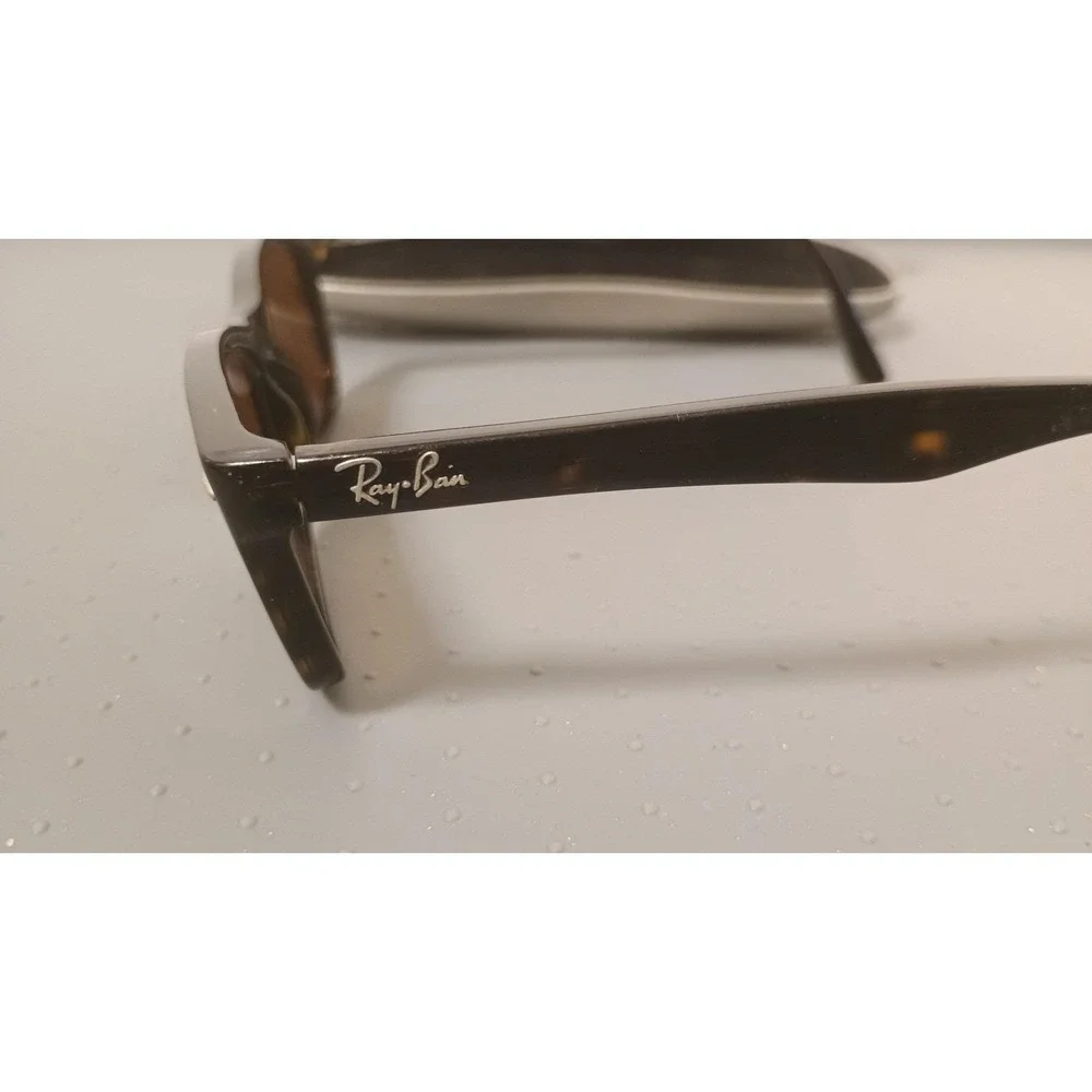 Ray-Ban Black Frame Brown Lens Wayfarer Sunglasses